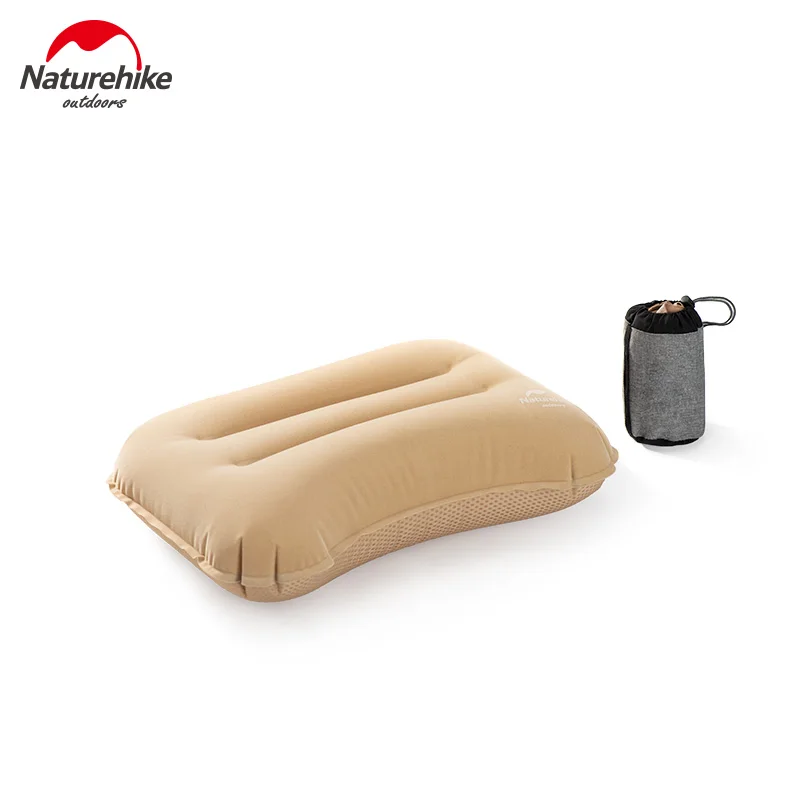 

Naturehike Ultralight TPU Flocking Inflatable Pillow 110g Portable MINI Storage Outdoor Travel Tent Pillow Fit Company Home