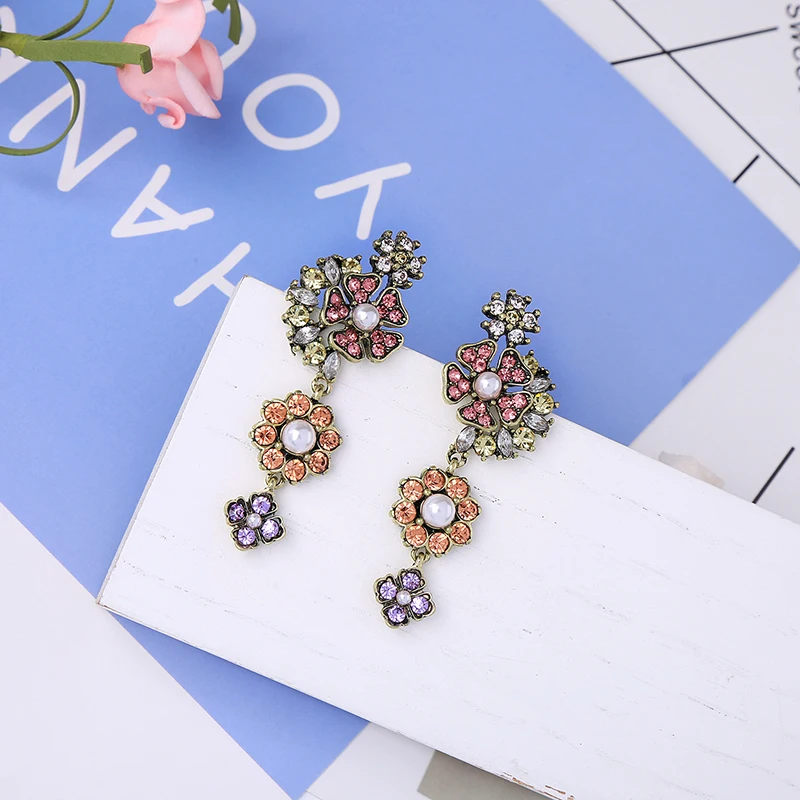 Этнические богемные модные многостильные Висячие серьги для женщин акриловые