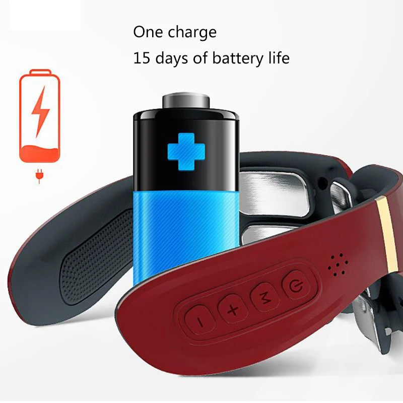 Массажер шейный многофункциональный электрический с 6 насадками и пультом ДУ |