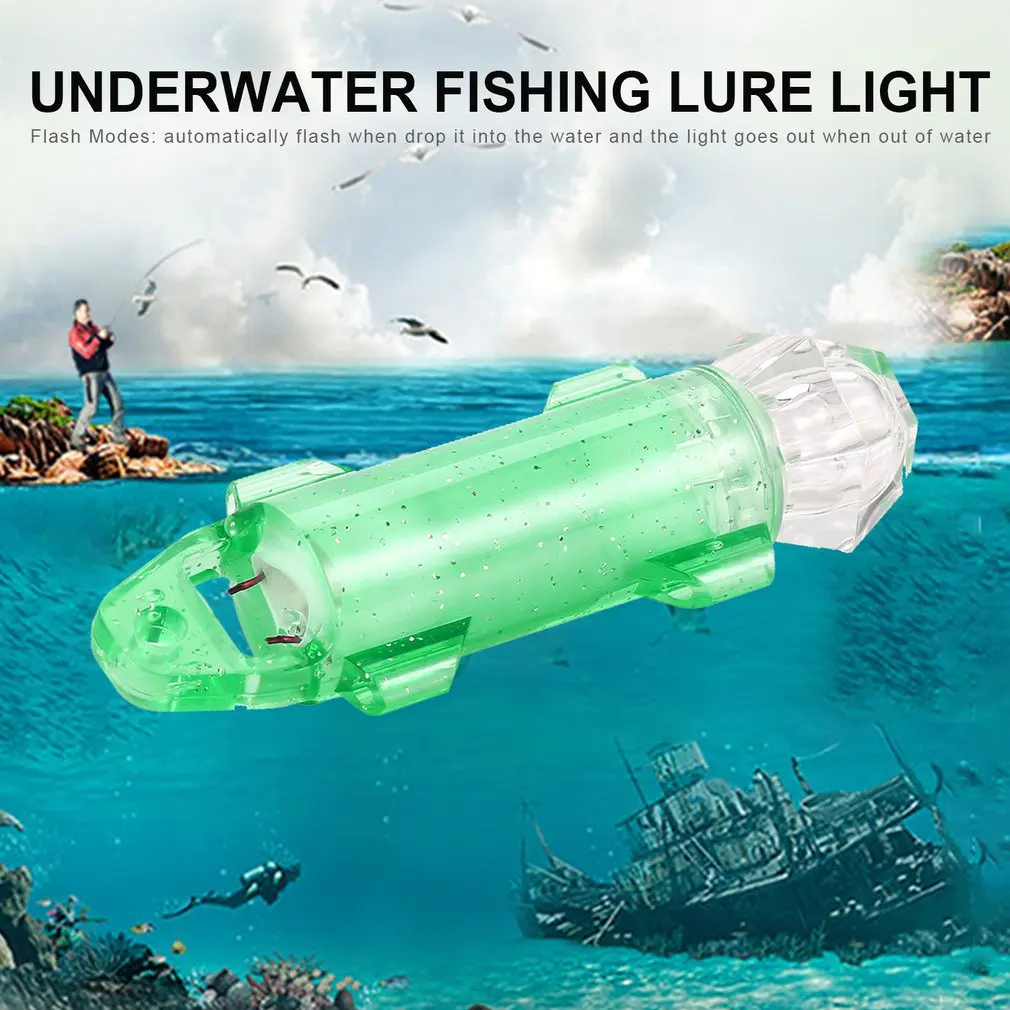 Светодиодный мини светильник для подводной рыбалки с глубокими каплями приманка