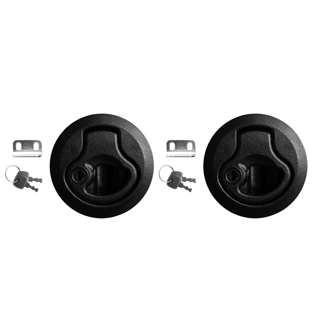 2X захлопывающиеся задвижки заглушка 2 &quotс замком 1/4'' дверь для морской лодки