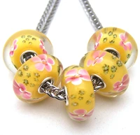 jgwg3033 5x 100 authenticity s925 sterling silver beads murano glass beads fit european charms bracelet diy jewelry lampwork