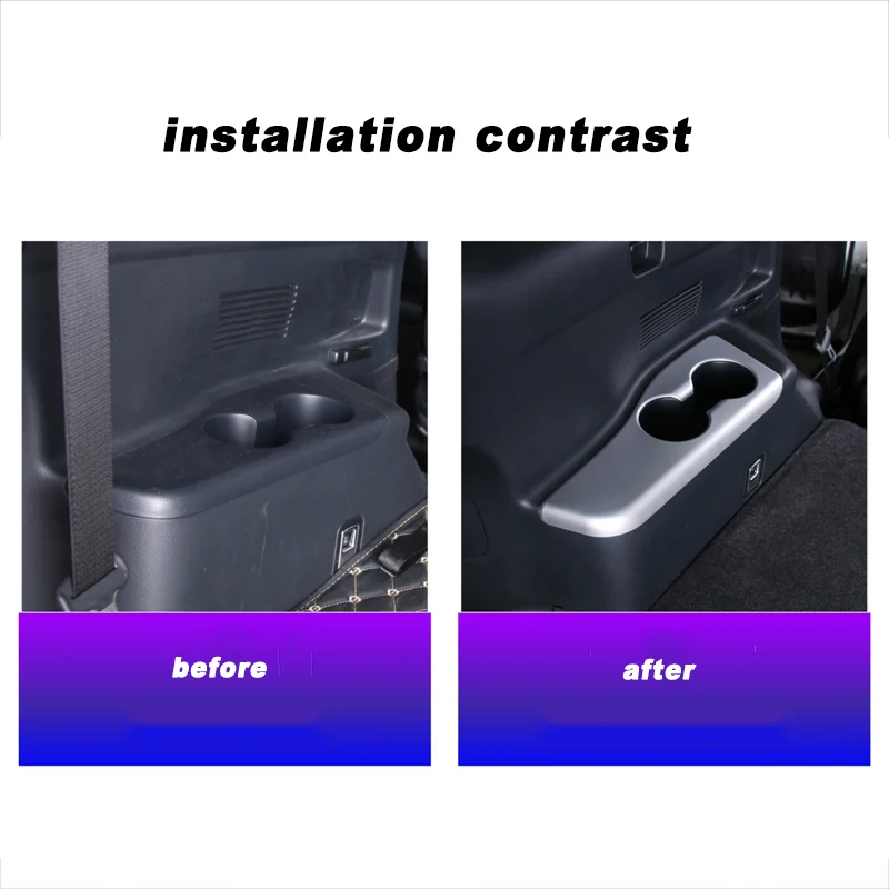 Lsrtw2017 Матовая Серебристая Рамка из АБС пластика для автомобилей 3 го ряда рамка