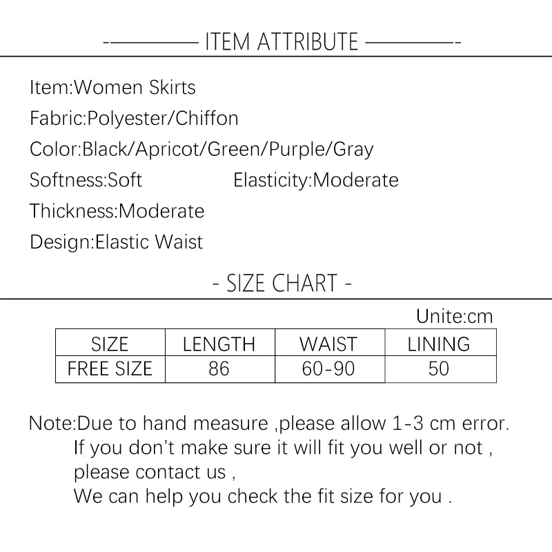 

TFETTERS 5 Color High Waist Chiffon Pleated Skirt Female 2021 Summer Vintage Joker Slim Print Skirt A Line Beach Long Skirt