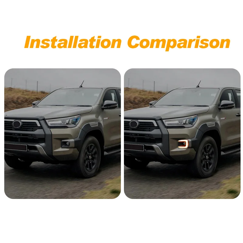 

Toyota Hilux 2020 2 . DRL + Hilux