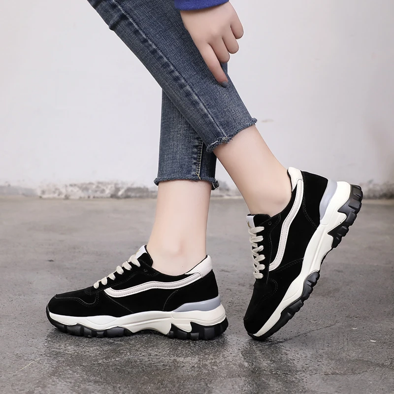 Спортивная обувь Женская водонепроницаемая увеличивающая рост износостойкая