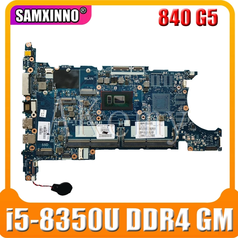 For HP ELITEBOOK 840 850 G5 Laptop Motherboard With i5-8350U CPU L15518-001 6050A2945601-MB-A01 DDR4 MB 100% Tested Fast Ship | Компьютеры