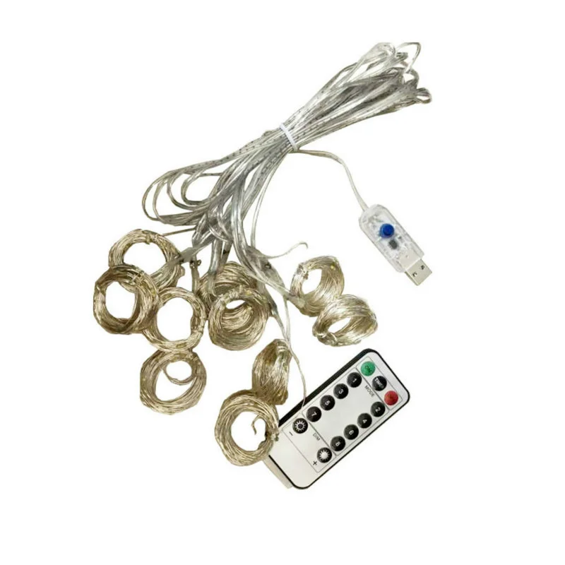 

3M LED Fairy String Lights Remote Control USB New Year Garland Curtain Lamp Holiday Decoration For Home Bedroom Window