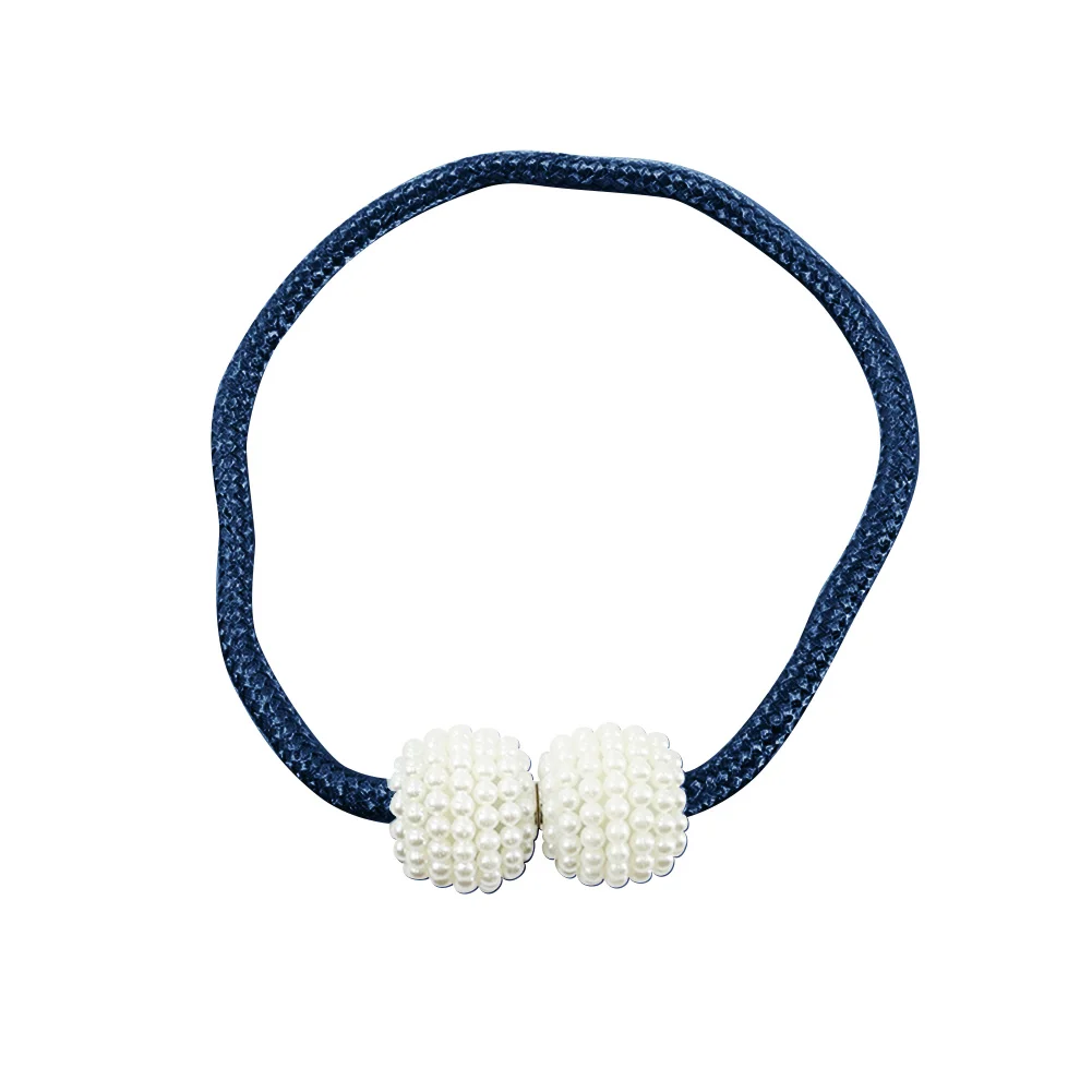 Магнитная занавес Пряжка занавес Tieback веревка Пряжка искусственный жемчуг держатель ремень аксессуары для украшения штор украшение дома