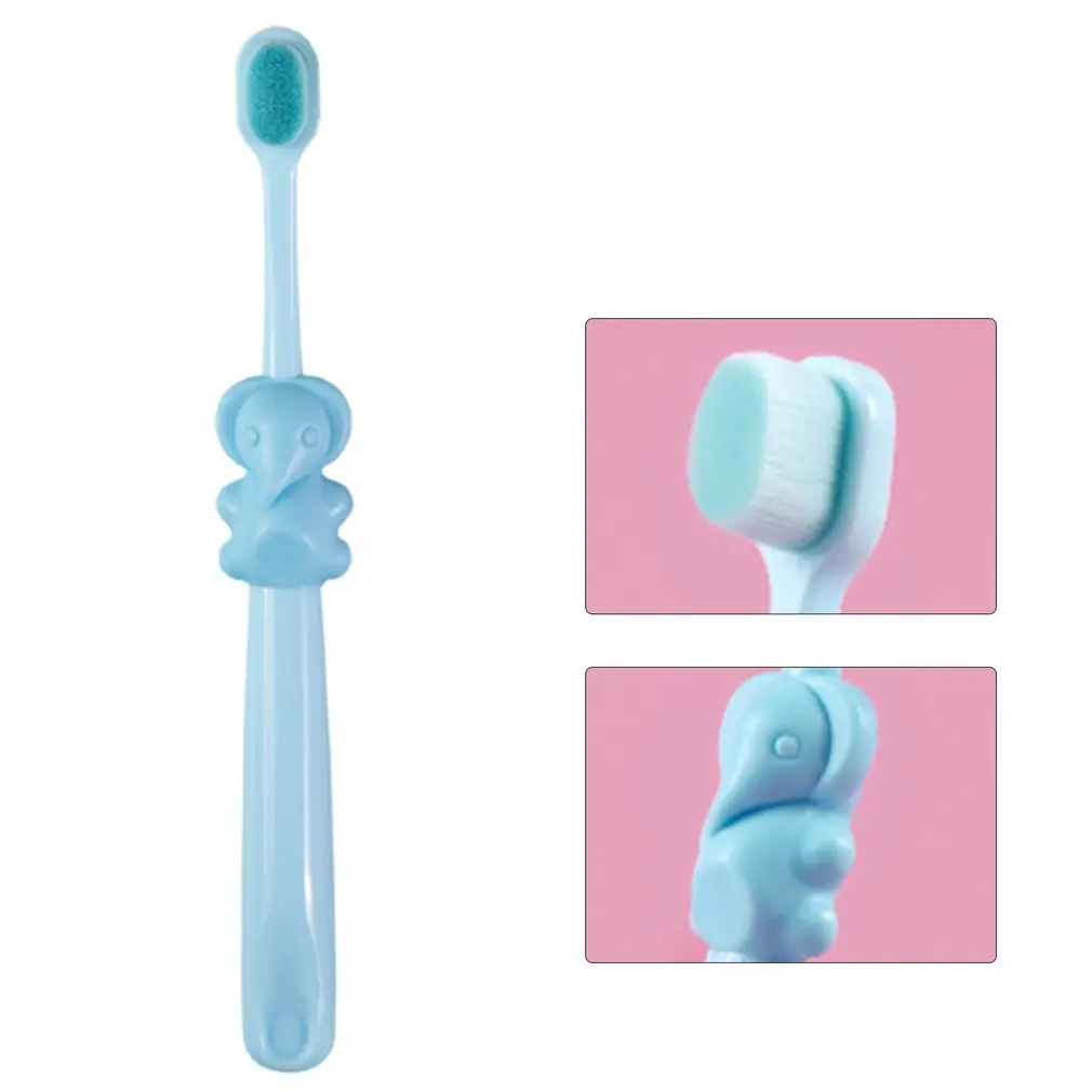 

Anti Bacteria Children's Cartoon Elephant Soft Toothbrush Wanrong Silk Children's Toothbrush Soft Bristles