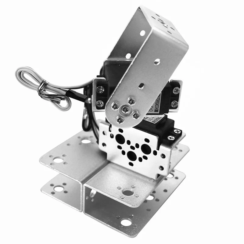 2 DOF Mechanical Arm PTZ Yuntai вращается горизонтально и вертикально для робота-умного