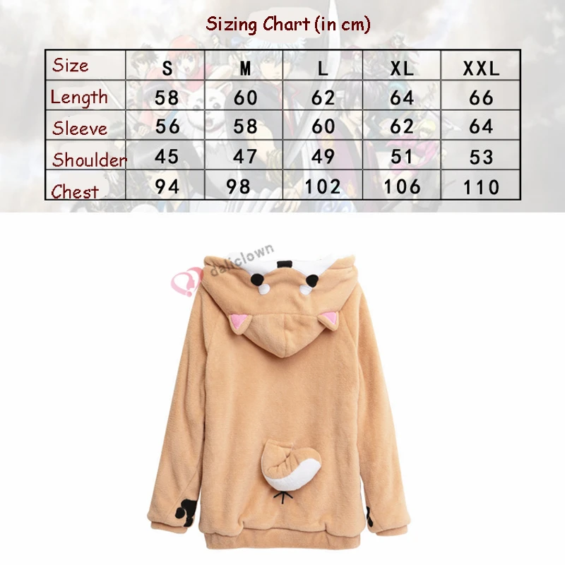 Neko Atsume Cosplay Harajuku Japanese Kawaii Hoodies Women Sweatshirts With Ears Cute Cat Doge Muco Lovely Anime Hooded Costume |
