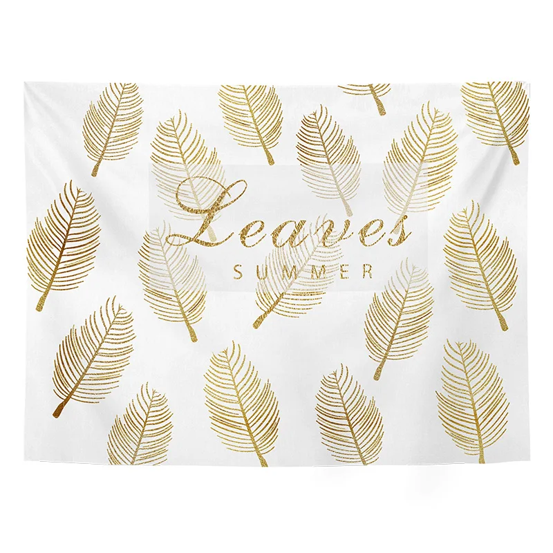 

Nordic Leaf Tapestry Weed Art Landscape Tropical Tree Print Tapestry Forest Wall Decoracao Para Quarto Room Decor DE50GT