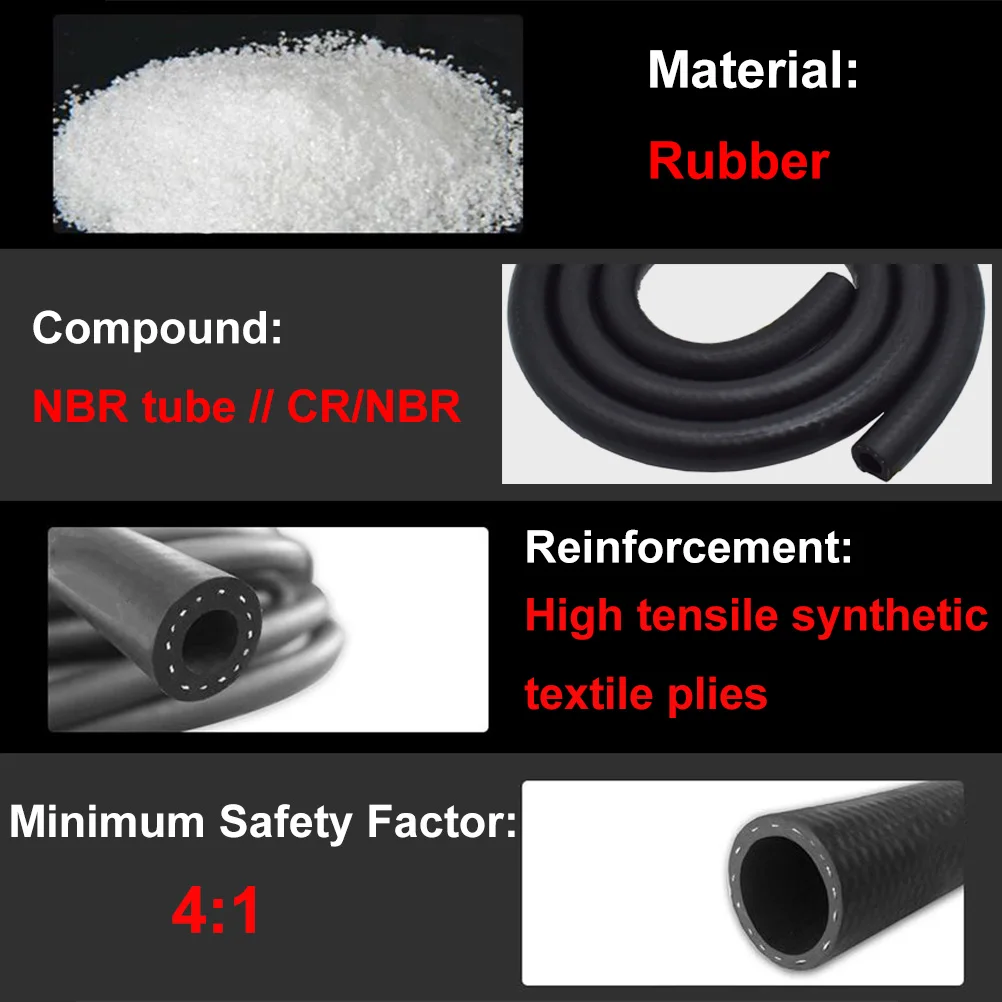 Автомобильный мотоциклетный топливный резиновый мазутный шланг Трубопроводный