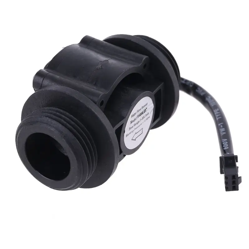 

G1" Water Flow Hall Effect Sensor Switch Flow Meter Flowmeter Counter 1-60L/min Square Wave Output Pulse Singal