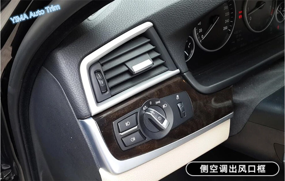 

Lapetus For BMW 5 Series F10 525i 535i 2011 - 2016 ABS Auto Styling Side Air Conditioning AC Outlet Vent Cover Trims