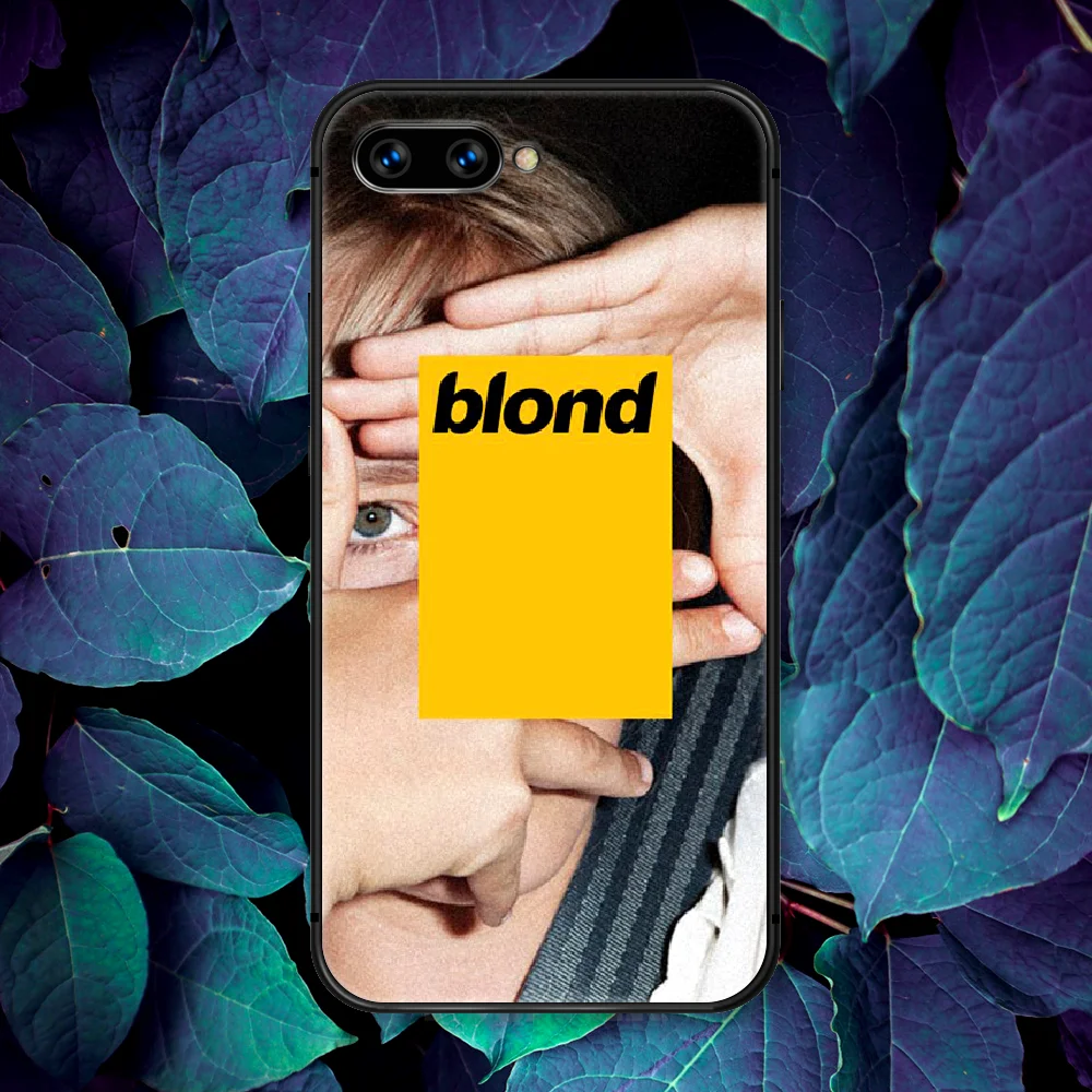

Frank Blond Ocean Singer Phone Case For Huawei Honor 6A 7A 7C 8 8A 8X 9 9X 10 10i 20 Lite Pro Play black Coque Trend Hoesjes 3D