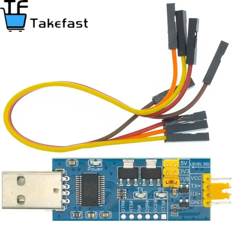 Модуль последовательного порта USB FT232RL для TTL маленькая плата 5 в 3 1 8 уровень
