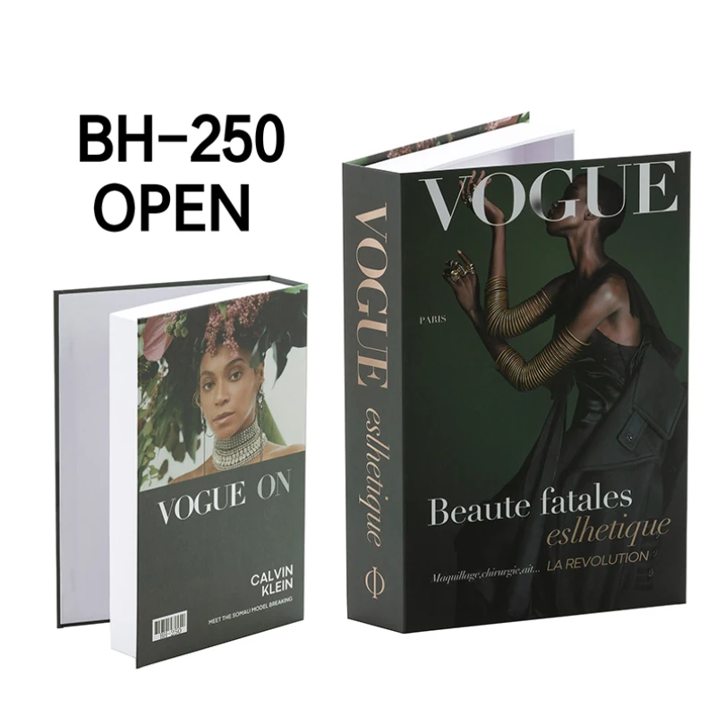 

Fake Book Box Openable Luxury Decorative Book Fashion Modern Home Decor