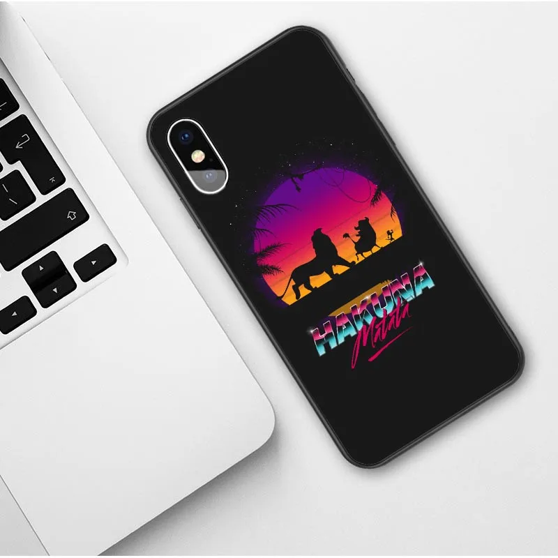 Король Лев Simba nala силиконовый чехол для телефона чехол для iPhone 7 8 6s Plus X XS MAX 5S SE XR 11 Pro Max мягкий чехол