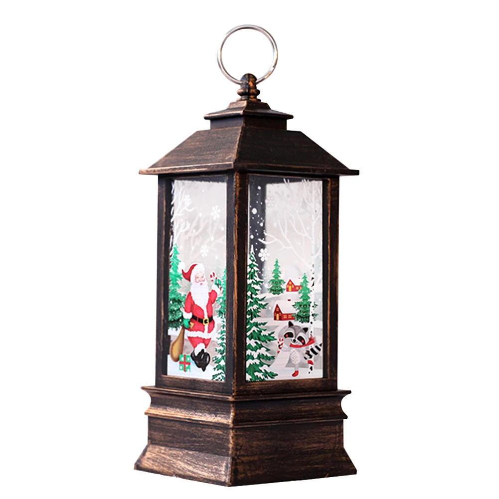 Светодиодный светильник на Рождество праздник любовь и мир портативная