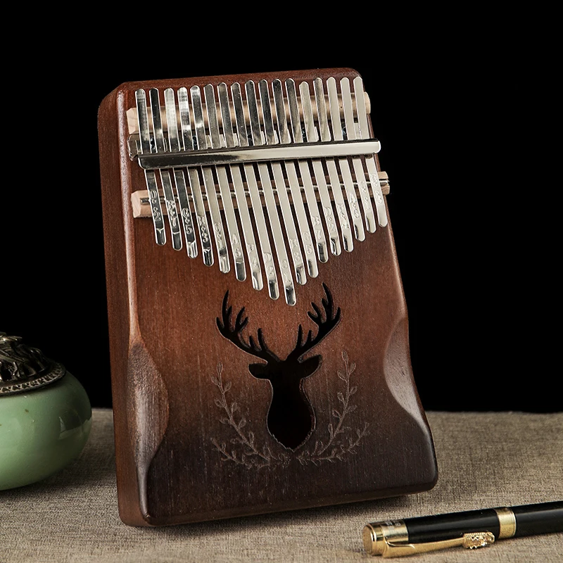 Калимба 17 клавиш для начинающих высококачественный музыкальный инструмент Mibra