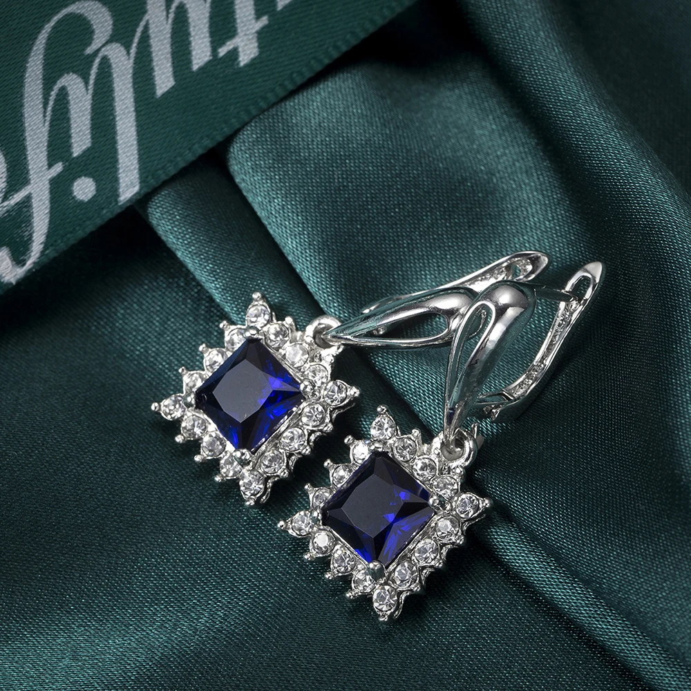 Женские винтажные квадратные серьги обручи индийские ювелирные изделия висячие