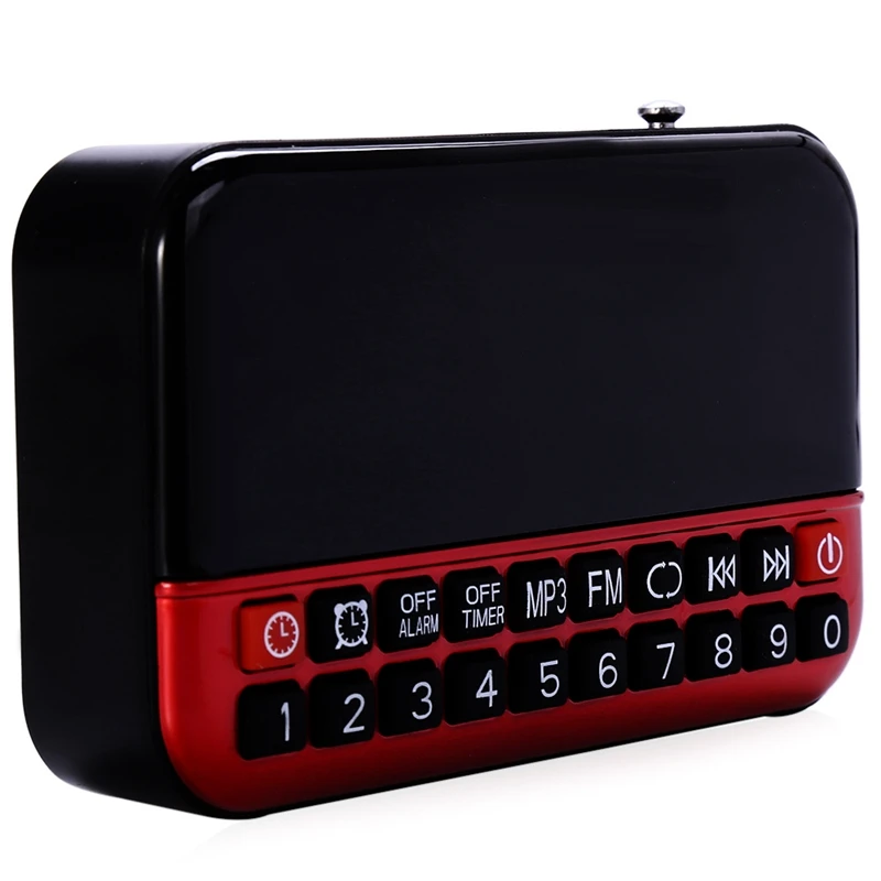 Светодиодный Будильник Радио цифровые часы многофункциональный таймер сна ЖК