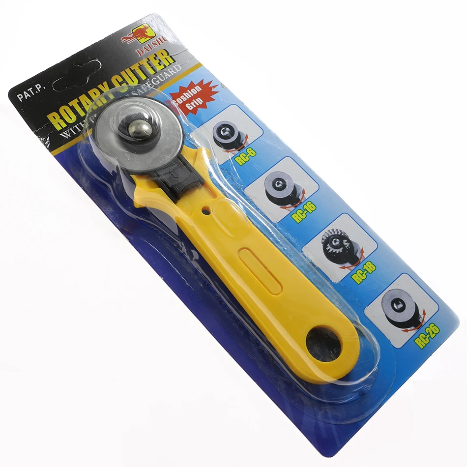 

45mm Patchwork Roller Wheel Round Knife Cloth Cutting Knife Knife Leather Craft Fabrics Rotary Cutter For Leather Fabrics