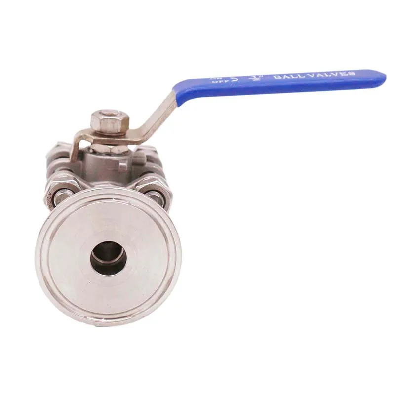 Шаровой кран из нержавеющей стали 1 5 дюйма от TC до 1/2 мама BSP(NPT) 304 конструкция 3