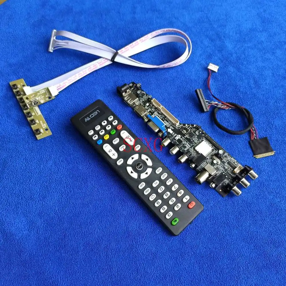 

1600*900 For B173RW01/CLAA173UA01A LVDS 40 Pin Matrix controller board VGA USB AV DVB HDMI-compatible LED LCD Kit Signal digital