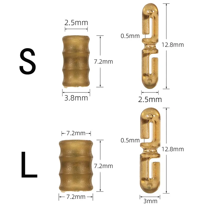 

10pcs Fishing Rigs Connector Bead Carp Fishing Parts Quick Change Stop Beads Method Feeder Carp For Carp Tackle Tools