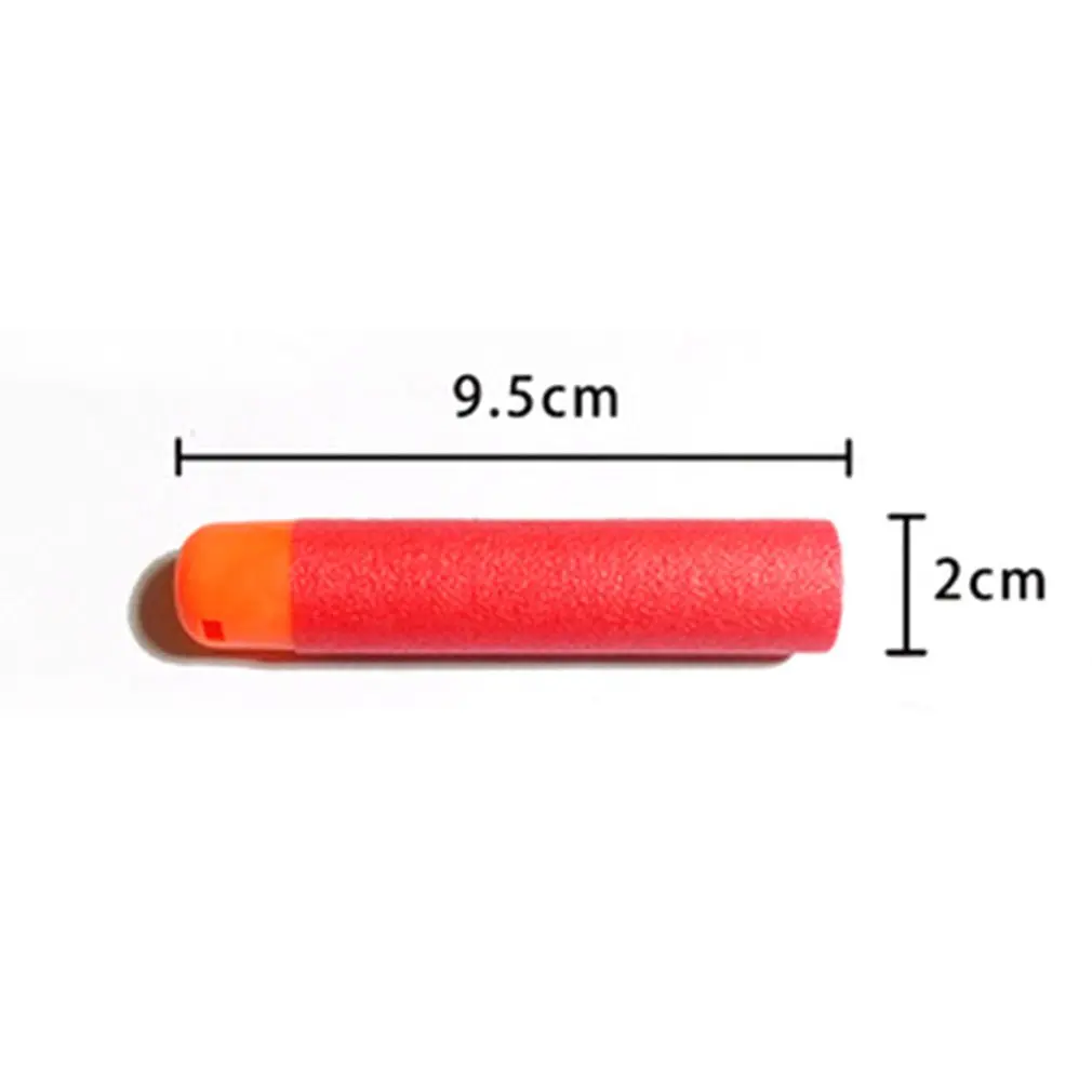 

6 pcs Red Sniper Rifle Darts Bullets Big Hole Head Bullets Christmas Gift For Nerf Mega Kids Toy Foam Refill Darts