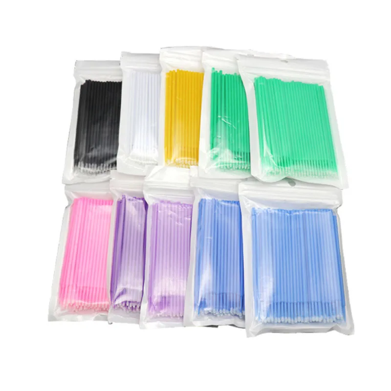 Реснички 100 шт/упак. одноразовые кисти для макияжа тампоны прочные Микро тушь