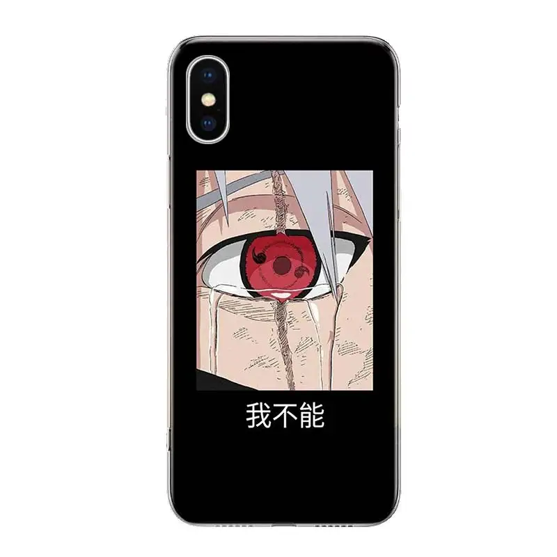 

Anime Naruto Kakashi Phone Case For Apple IPhone 11 12 Pro Mini XR X XS Max 7 8 6 6S Plus + 7G 6G 5 SE 2020 Luxury Pattern Coque