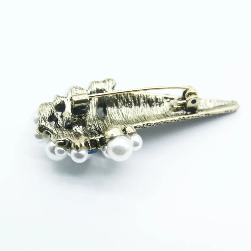 Женская Винтажная брошь в форме мороженого RHao золотистая с пряжкой для пальто