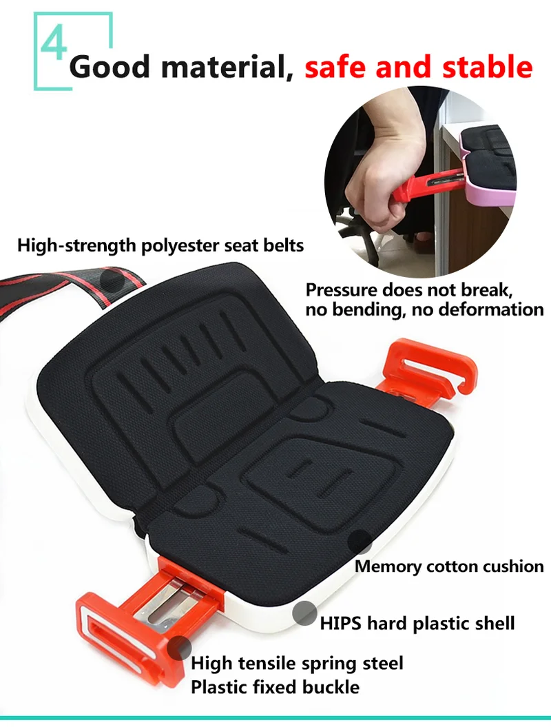 Портативный Безопасность детей Детское сиденье автокресло для Mifold детский