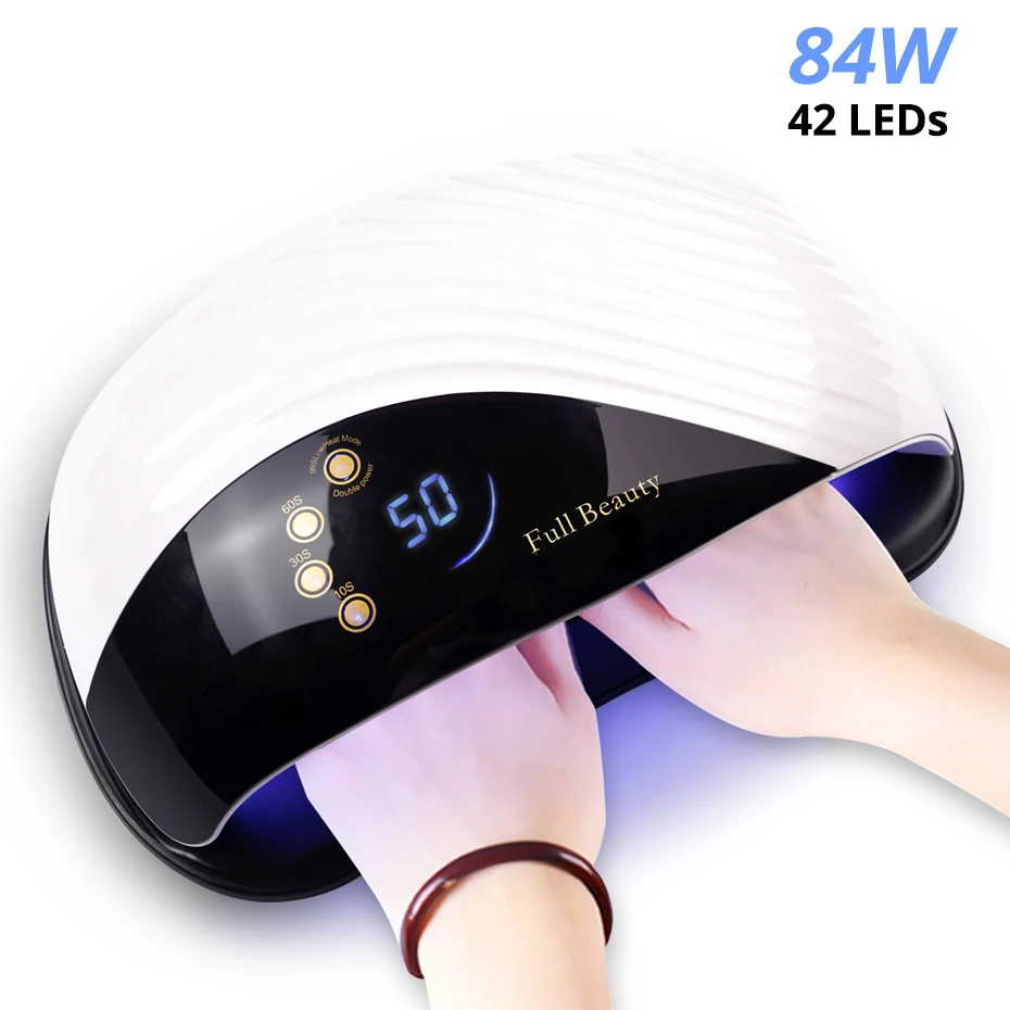 УФ лампа для сушки гель лака ногтей 84 Вт|Сушилки ногтей| |