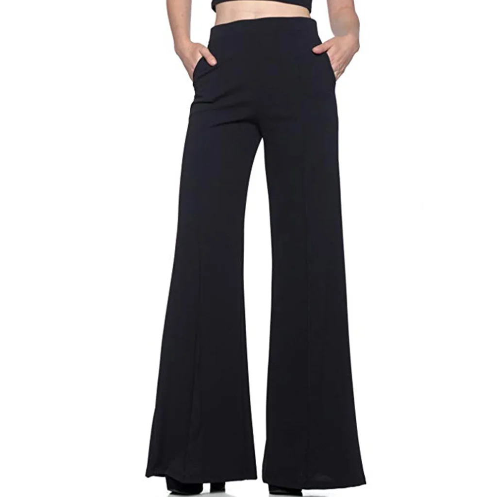

2021 European and American new casual horn long pants