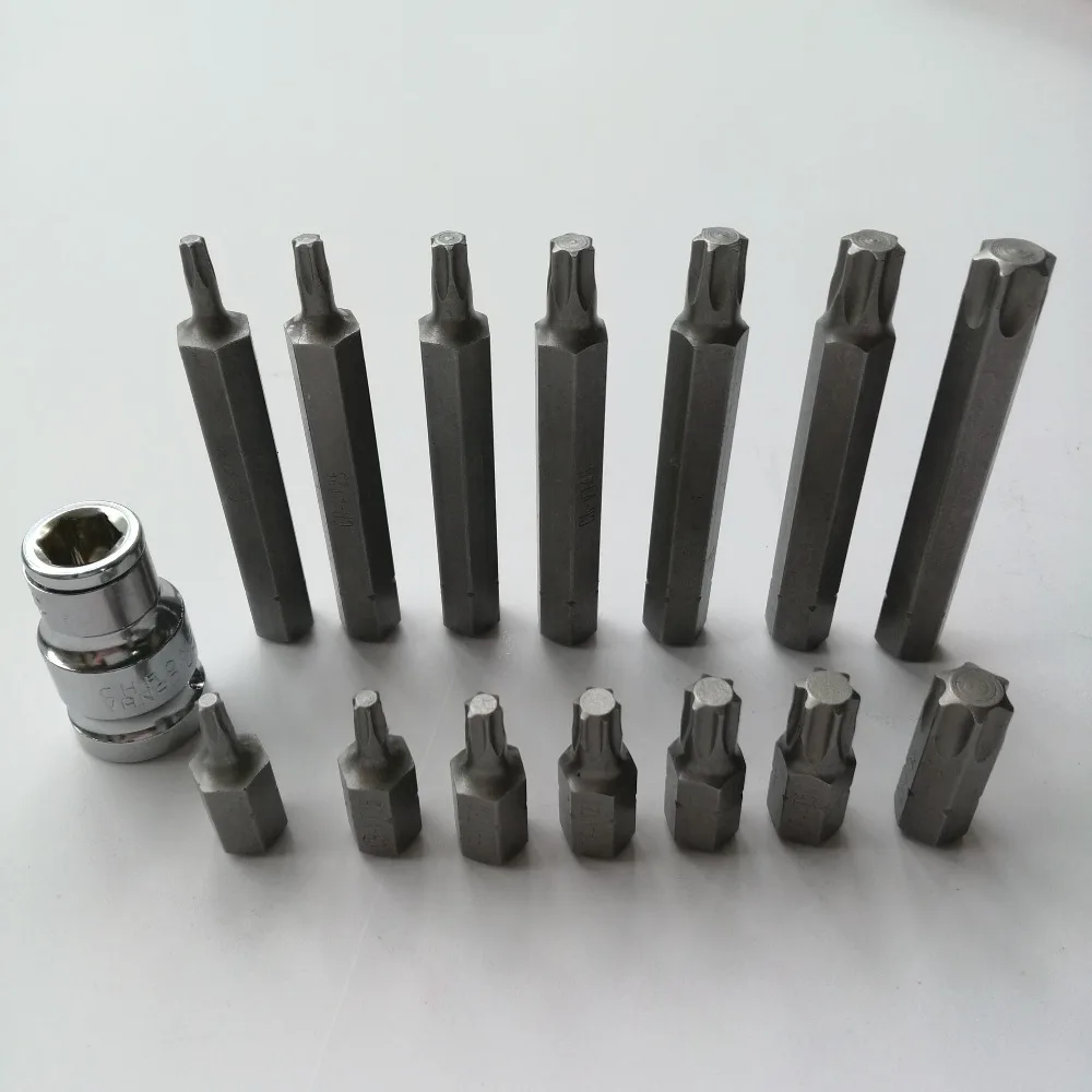 15 шт. 1/2 &quotМощность крутящий момент Torx звезда Торцевая головка с алмазным