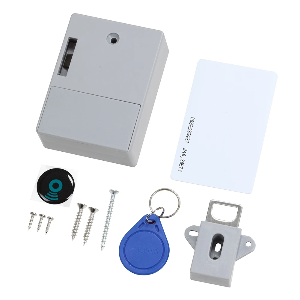 

Invisible Smart Cabinet Door Lock Keyless Without Hole Hidden DIY RFID Lock Wooden Cabinet Drawer Locker Cupboard IC Card
