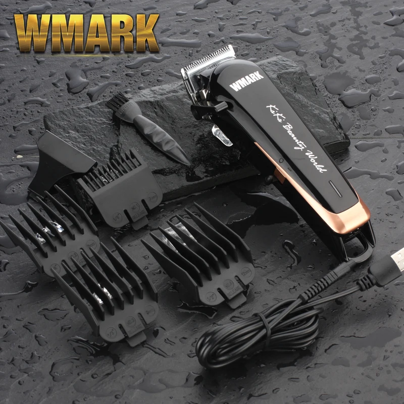 WMARK NG-103, Профессиональная Беспроводная Машинка для стрижки волос, триммер для волос 6500-7000 об/мин, Машинка для стрижки волос, регулируемый режущий рычаг, мощность 10 Вт