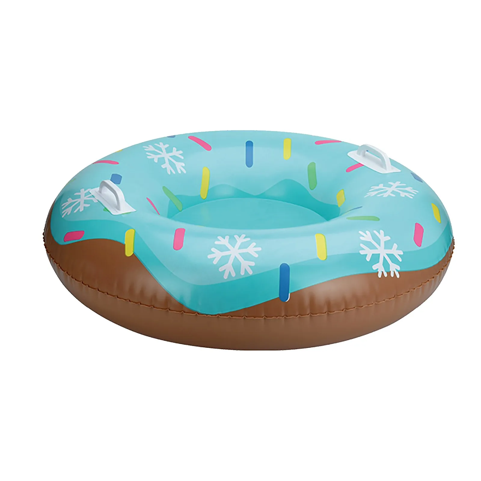 

Skiing Ring PVC Snow Sled Tire Tube for Kid Ski Pad Outdoor Sports With Handle Snow Toy Winter Inflatable Ski Circle Snow #L4