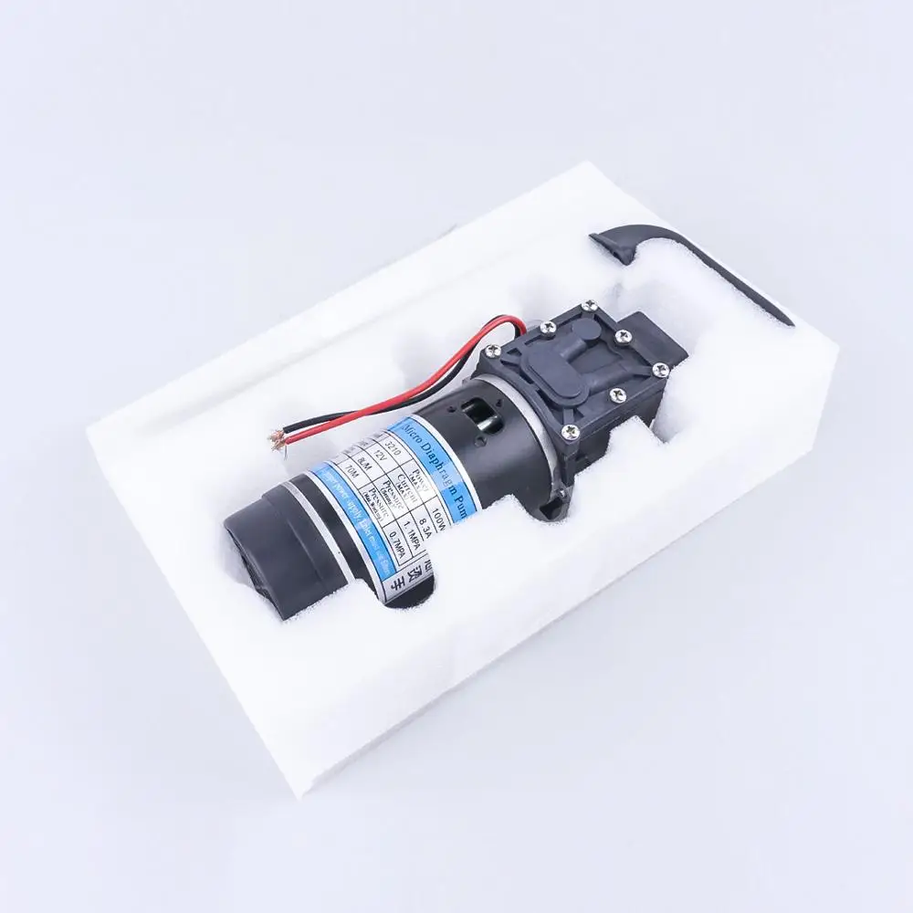 DC 12V 24V 100W 1.1Mpa 130PSI 8.3A 5.5L / Min Water Film High Pressure Self-Priming Pump Automatic Switch Return For Garden |