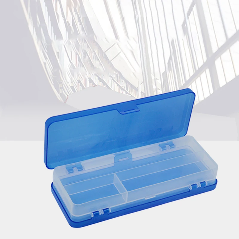 Простой двухслойный полупрозрачный чехол для карандаша матовые пластиковые