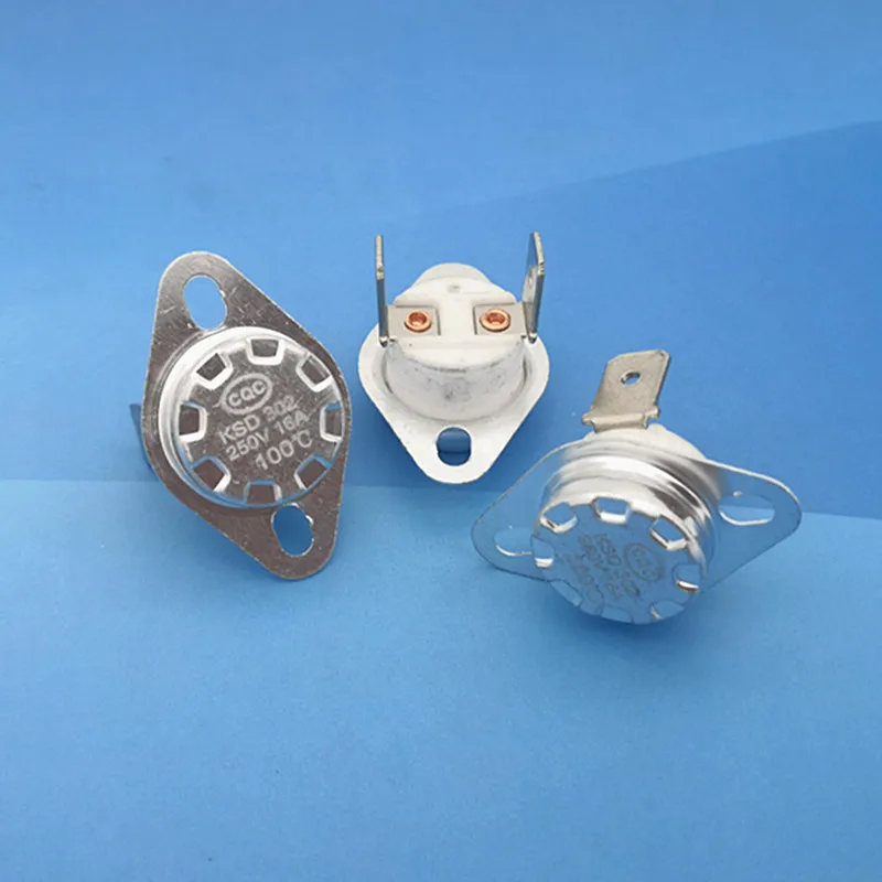 Термостат KSD302 NC переключатель температуры нормально закрытый без 80 по Цельсию 16