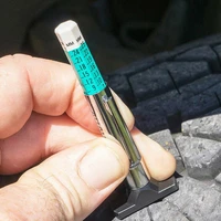 stainless steel car truck tire tread depth gauge tester standard metric gage gauge measures portable gadget car products
