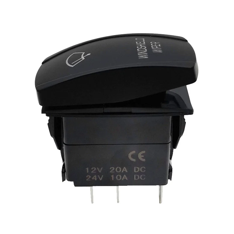 Автобус переключатель для грузовиков с фиксацией Белый LED подсветкой 12V 24V рычаги