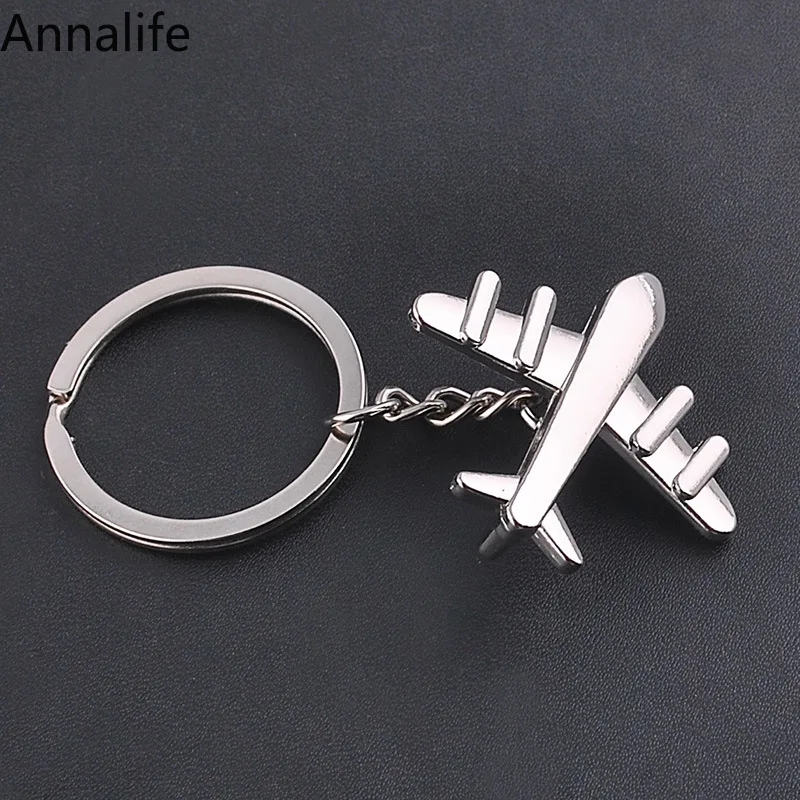 Новинка 2019 года. Креативная 3D модель самолета для мужчин и женщин. Брелок