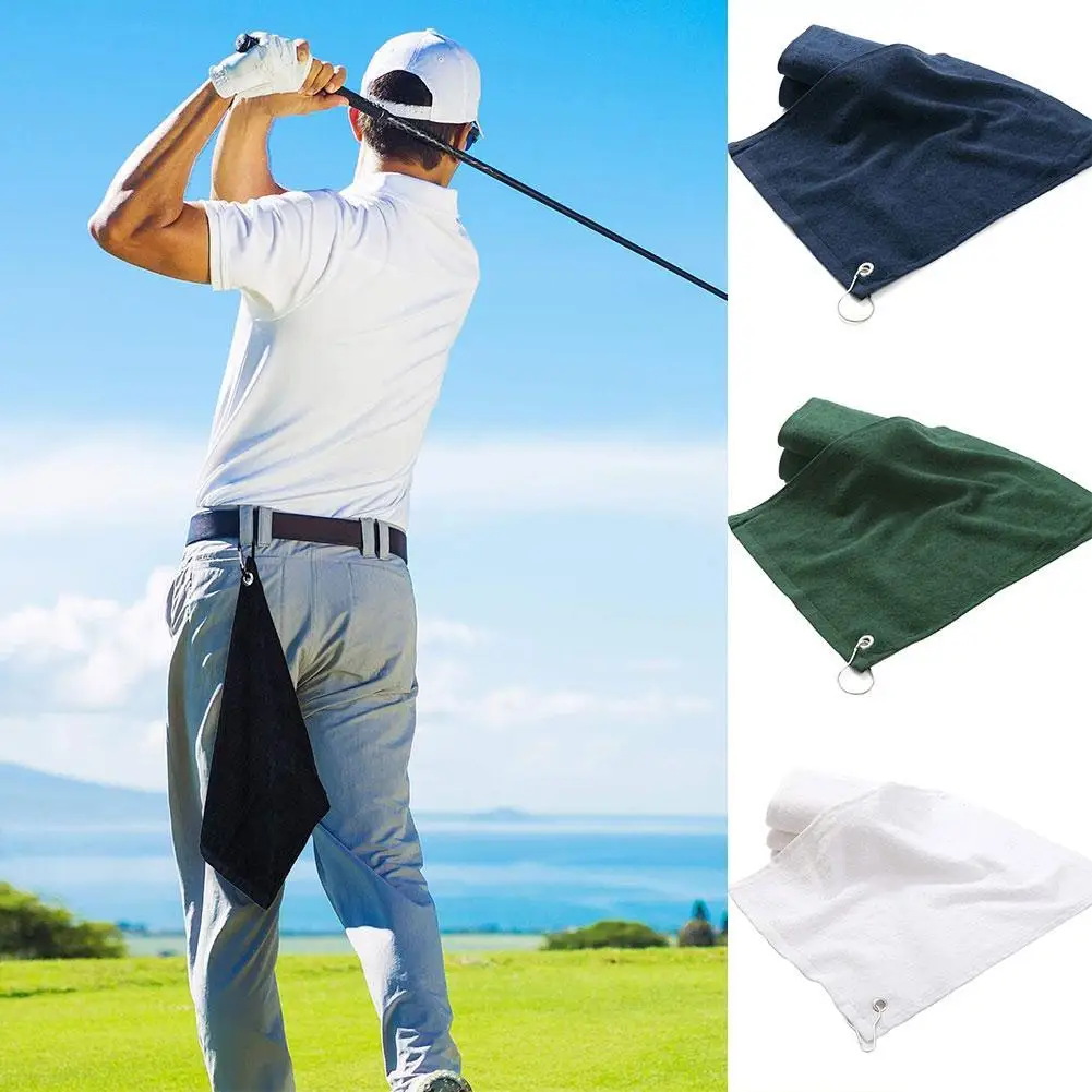 

Golf Towels With Hooks, Easy To Carry, Golf Wiping Golf Cleaning Towels, Club Towels S2F4